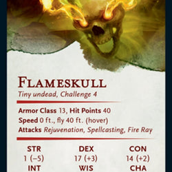 Flameskull Art Card [Dungeons & Dragons: Adventures in the Forgotten Realms Art Series]
