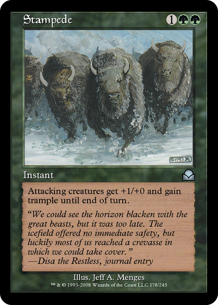 Stampede (ME2-178) [Masters Edition II] Foil