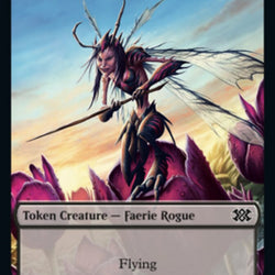 Faerie Rogue // Spirit (008) Double-Sided Token [Double Masters 2022 Tokens]
