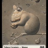 Mouse // Food (0010) Double-Sided Token [Wilds of Eldraine Tokens]