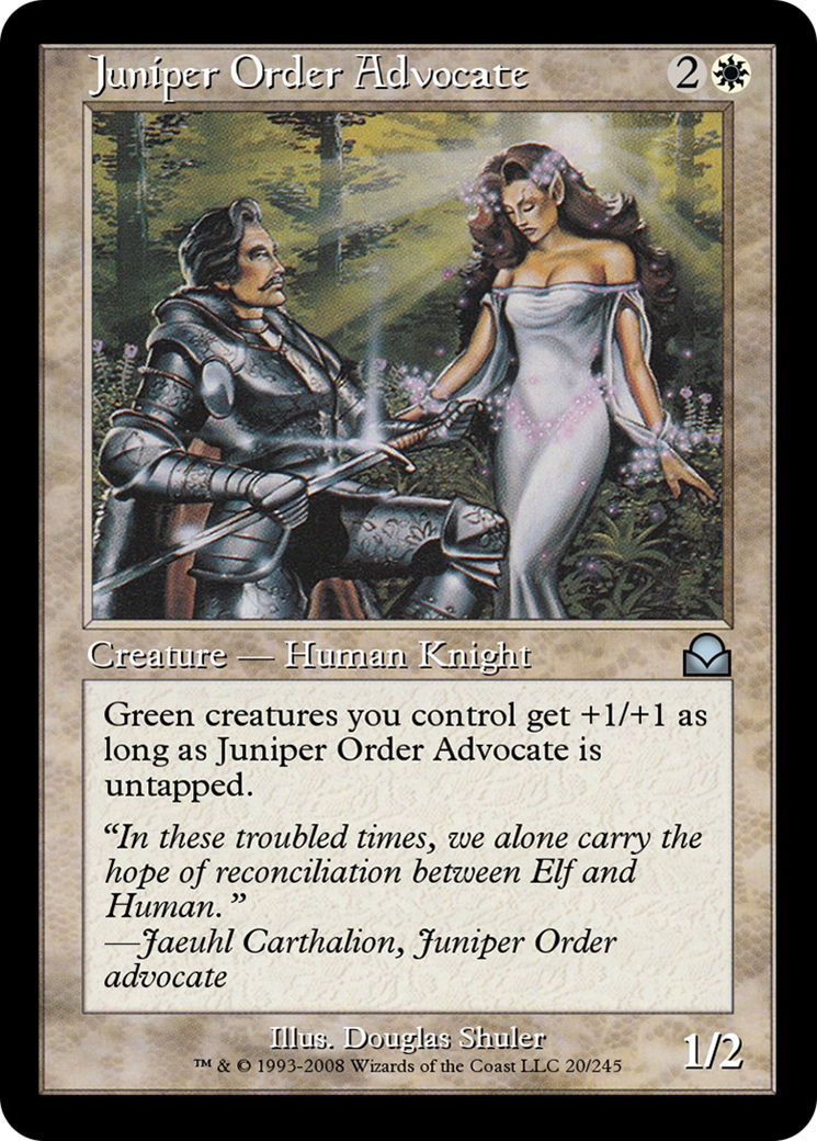 Juniper Order Advocate (ME2-020) [Masters Edition II] Foil