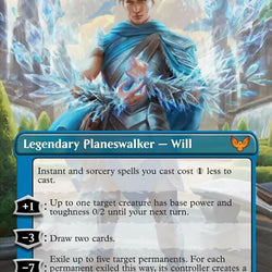 Rowan, Scholar of Sparks // Will, Scholar of Frost (Borderless) [Strixhaven: School of Mages]