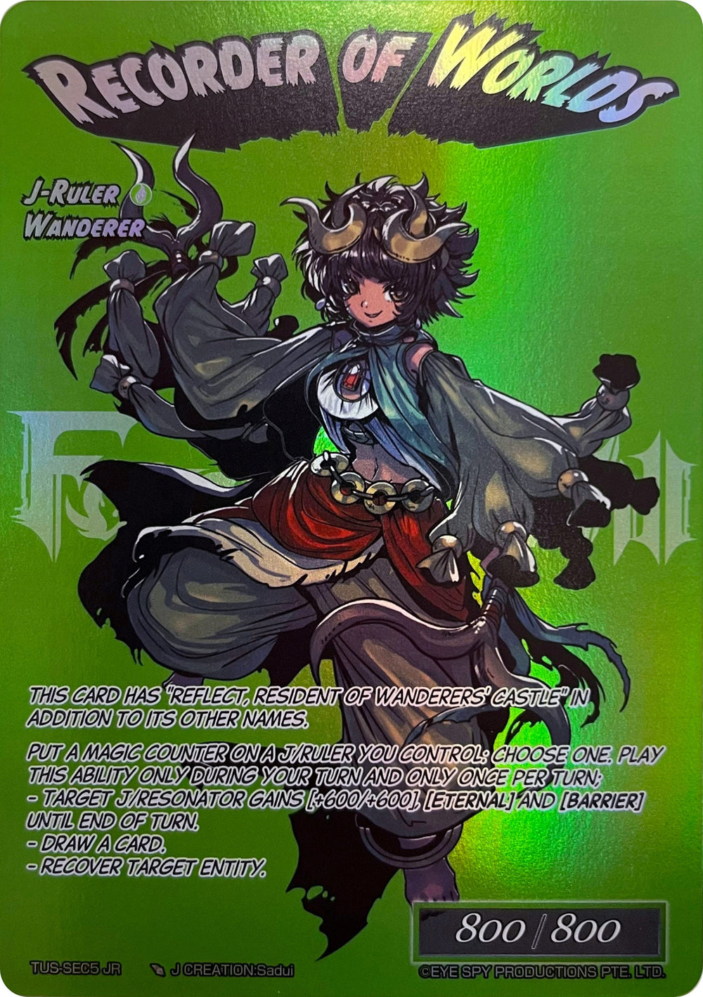 Memory of Worlds // Recorder of Worlds (Secret) (TUS-SEC5 JR) [The Underworld of Secrets]