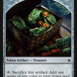 Dinosaur // Treasure (009) Double-Sided Token [Ixalan Tokens]