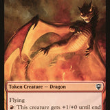 Dragon // Soldier Double-Sided Token [Commander Legends Tokens]