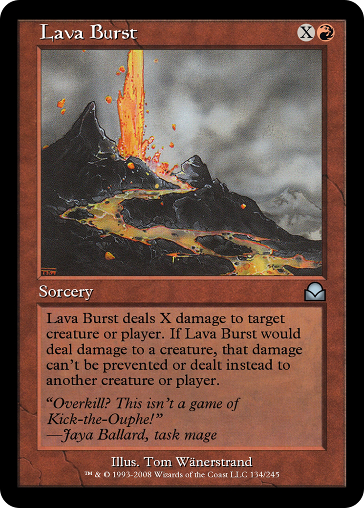 Lava Burst (ME2-134) [Masters Edition II] Foil