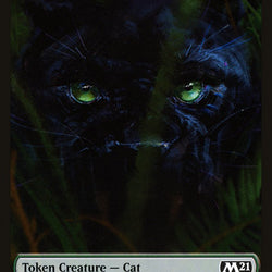 Beast // Cat (011) Double-Sided Token [Core Set 2021 Tokens]