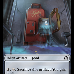 Robot // Food (0014) Double-Sided Token [Fallout Tokens]