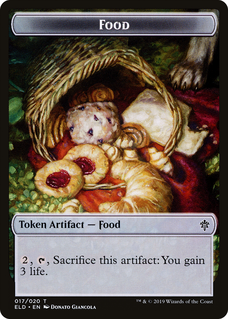 Food (TELD-017) [Throne of Eldraine Tokens]