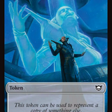 Copy // Clue Double-Sided Token [Edge of Eternities Commander Tokens]