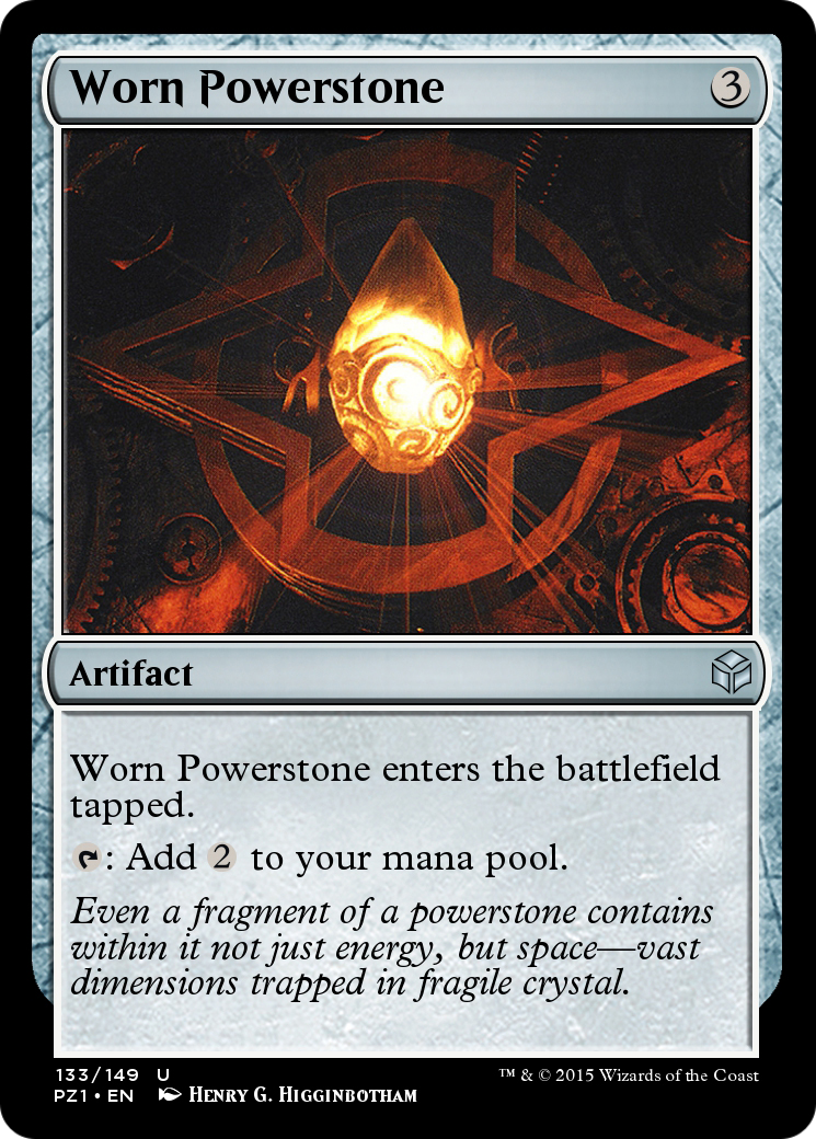 Worn Powerstone (PZ1-133) [Legendary Cube Prize Pack] Foil