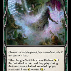 Fatigue Shot (Yellow) [EVR095] (Everfest)  1st Edition Rainbow Foil