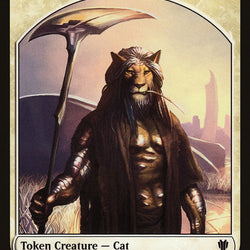 Rat // Cat Double-Sided Token [Commander 2017 Tokens]