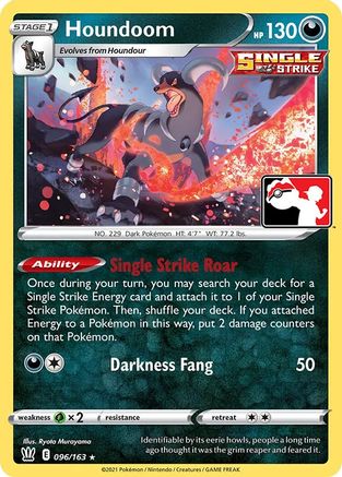 Houndoom - 96/163 [Prize Pack Series Cards] - Holofoil