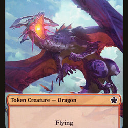 Dragon // Dinosaur Double-Sided Token [Game Night 2019 Tokens]