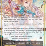 Alice, the Girl in the Looking Glass // Alice, the Valkyrie of Fairy Tales (SKL-093/J) [The Seven Kings of the Lands]