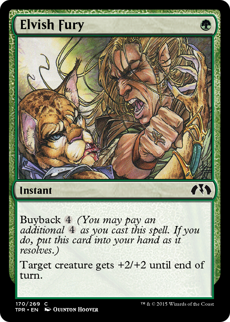 Elvish Fury (TPR-170) [Tempest Remastered] Foil