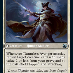 Bereaved Survivor // Dauntless Avenger [Innistrad: Midnight Hunt]