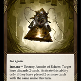 Amulet of Echoes [EVR177] (Everfest)  1st Edition Cold Foil