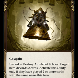Amulet of Echoes [EVR177] (Everfest)  1st Edition Cold Foil