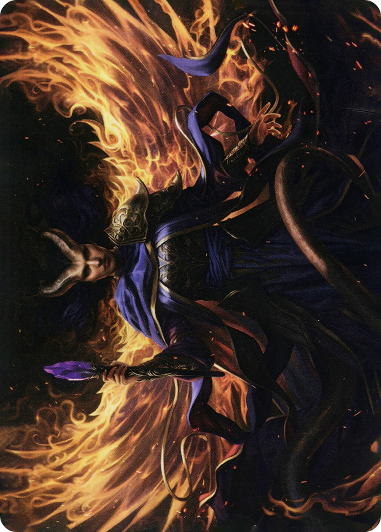 Farideh, Devil's Chosen // Farideh, Devil's Chosen (AAFR-032) (Borderless) [Adventures in the Forgotten Realms Art Series]