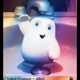 Alien // Clue (0053) Double-Sided Token (Surge Foil) [Doctor Who Tokens]