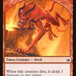 Devil // Satyr Double-Sided Token [Challenger Decks 2020 Tokens]