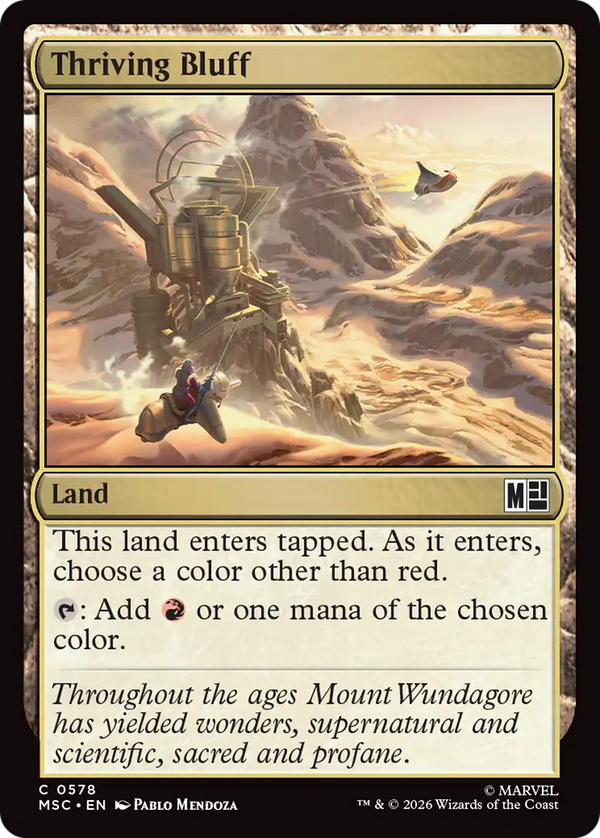 Thriving Bluff [Marvel Super Heroes Commander]