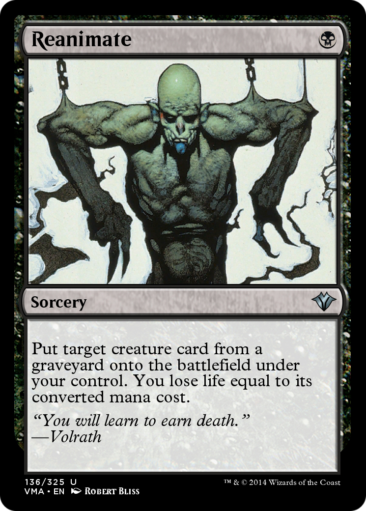 Reanimate (VMA-136) [Vintage Masters] Foil