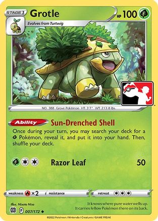 Grotle - 7/172 [Prize Pack Series Cards] - Holofoil