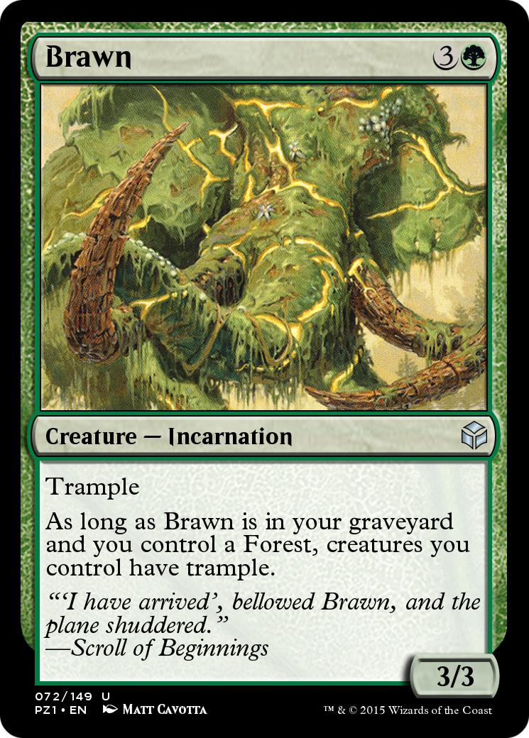Brawn (PZ1-072) [Legendary Cube Prize Pack] Foil