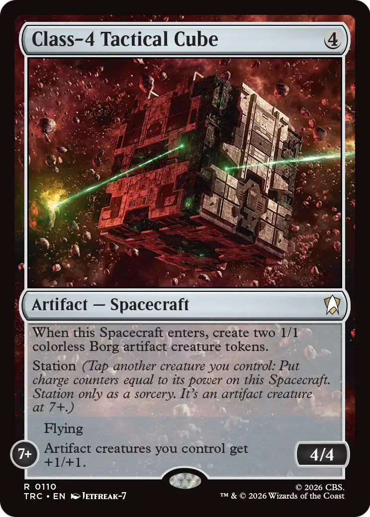 Class-4 Tactical Cube (Surge Foil) [Star Trek Commander]