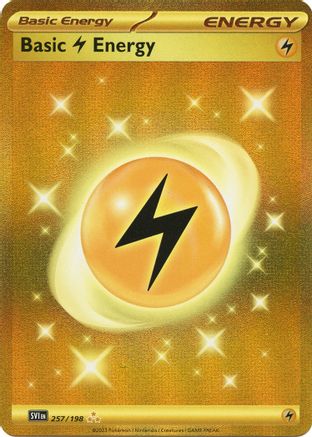 Basic Lightning Energy - 257/198 [SV01 Scarlet & Violet Base Set] - Holofoil