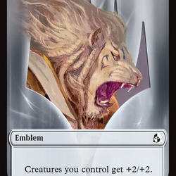 Ajani's Pridemate // Ajani Resolute Double-Sided Token [Reality Fracture Tokens]