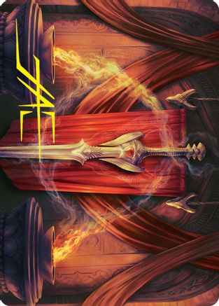 Ramosian Greatsword Art Card (Gold-Stamped Signature) (ASMOM-037) [Art Series: March of the Machine]