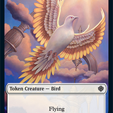 Bird // Spirit Double-Sided Token [Starter Commander Decks]