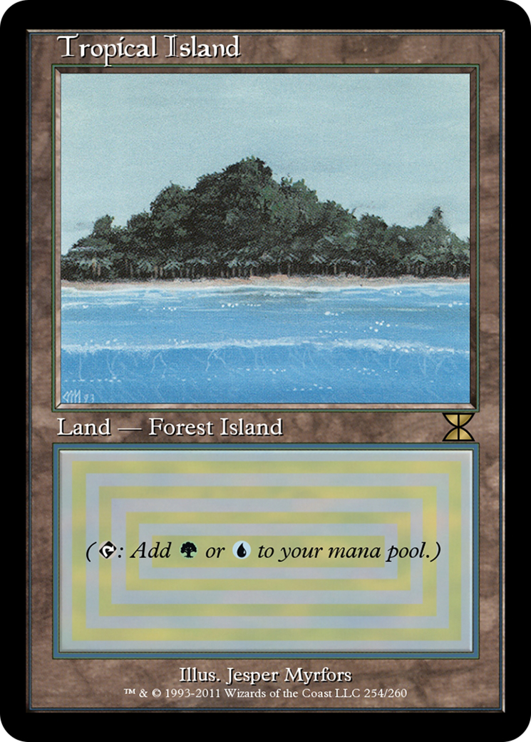 Tropical Island (ME4-254) [Masters Edition IV] Foil