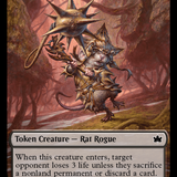 Otter // Thornplate Intimidator Double-Sided Token [Bloomburrow Tokens]
