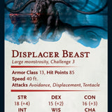 Displacer Beast Art Card [Dungeons & Dragons: Adventures in the Forgotten Realms Art Series]