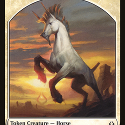 Vampire // Horse Double-Sided Token [The List]