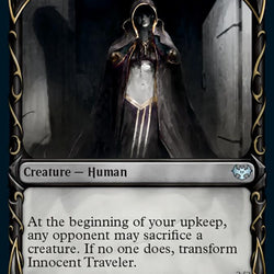 Innocent Traveler // Malicious Invader (Showcase Fang Frame) [Innistrad: Crimson Vow]