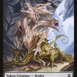Angel Warrior // Hydra Double-Sided Token [Zendikar Rising Tokens]