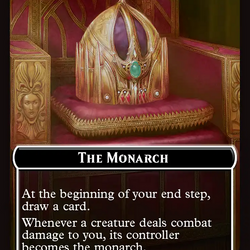 Saproling // The Monarch Double-Sided Token [Lorwyn Eclipsed Tokens]