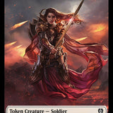 Soldier (007) // Angel Double-Sided Token [Phyrexia: All Will Be One Commander Tokens]