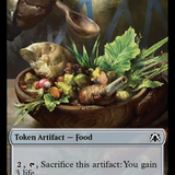 Food // Replicated Ring Double-Sided Token [March of the Machine Commander Tokens]