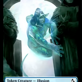 Illusion // Jace Double-Sided Token [Reality Fracture Tokens]