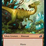 Dinosaur // Human Soldier (004) Double-Sided Token [Ikoria: Lair of Behemoths Tokens]