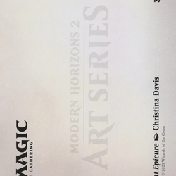 Radiant Epicure // Radiant Epicure (AMH2-033) (Borderless) [Modern Horizons 2 Art Series] Foil
