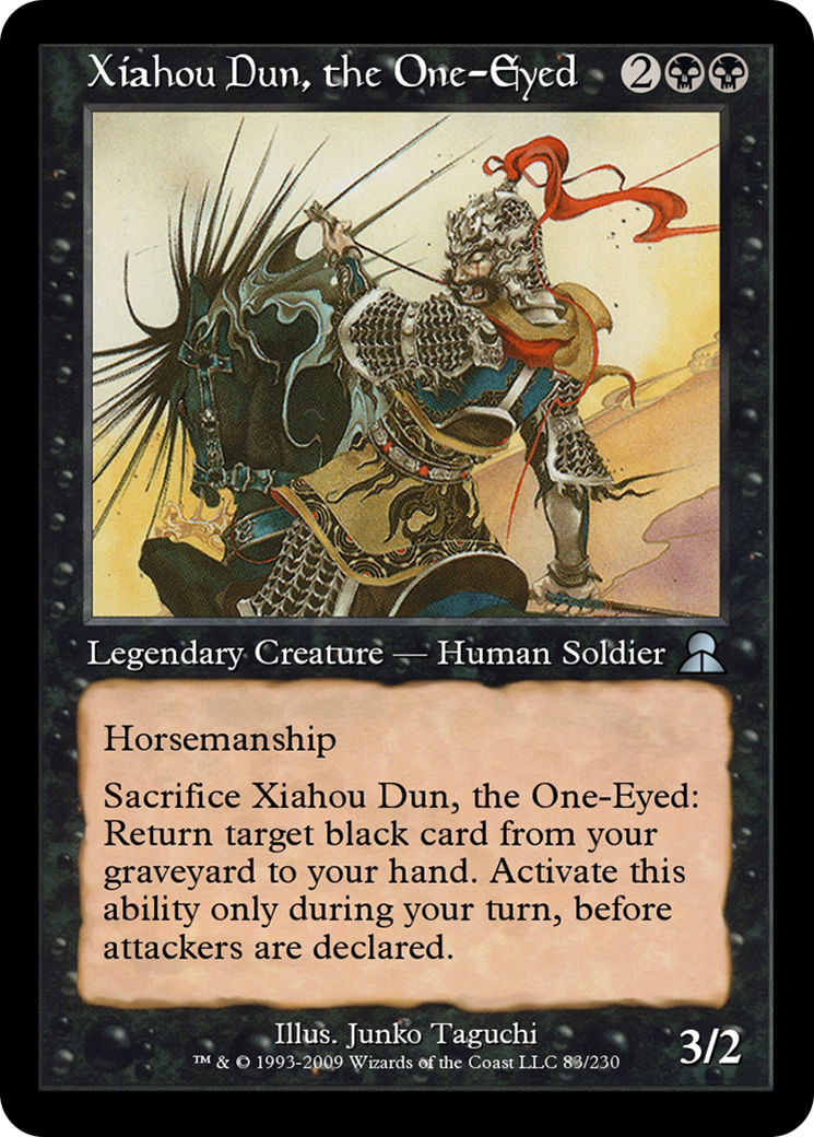 Xiahou Dun, the One-Eyed (ME3-083) [Masters Edition III] Foil