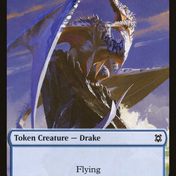 Construct // Drake Double-Sided Token [Zendikar Rising Tokens]